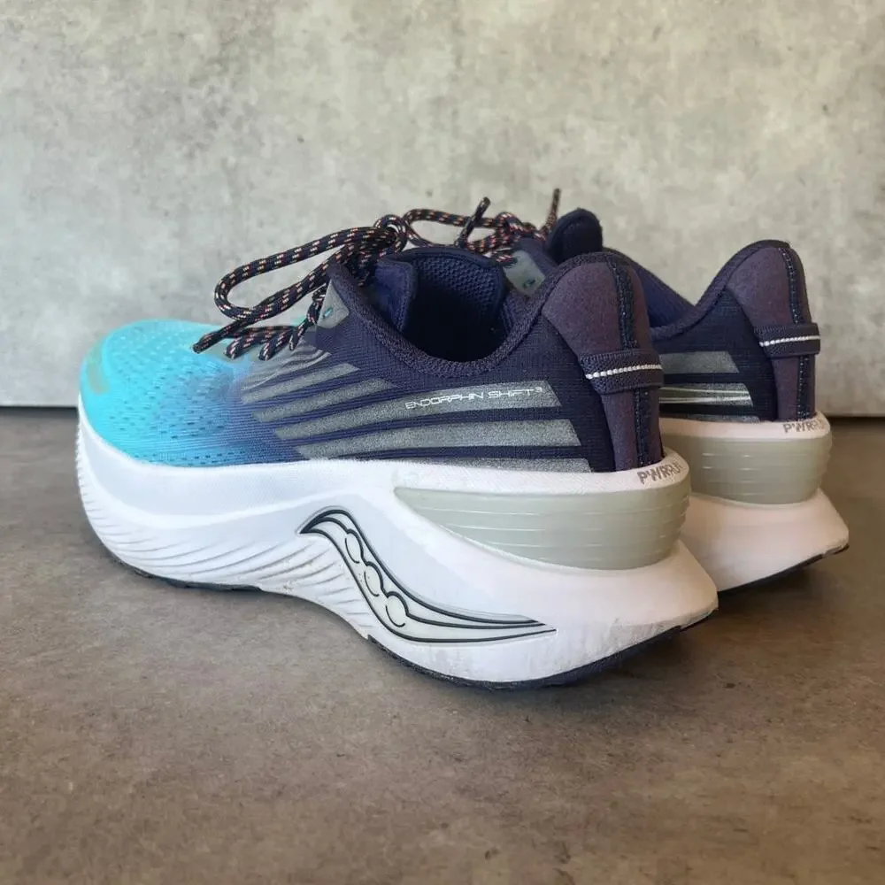 Saucony Women's Endorphin Shift 3 8.5 blue ombre running shoes sneakers athletic